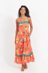 Cabana Tank Maxi Dress - Brasil Coral Dress Haven 