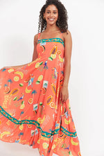Cabana Tank Maxi Dress - Brasil Coral Dress Haven 