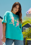 Tiger Tee - Teal Tee Only Lovers Left 