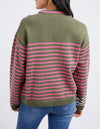 Penny Stripe Knit - Clover Jacket Elm 