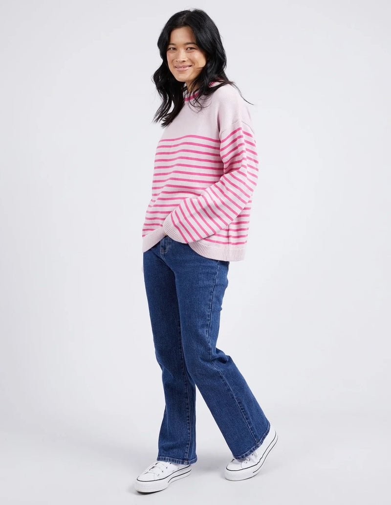 Penny Stripe Knit - Pink Jacket Elm 