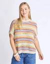 Striped Knit Top Shirt Elm 