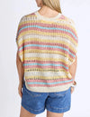 Striped Knit Top Shirt Elm 