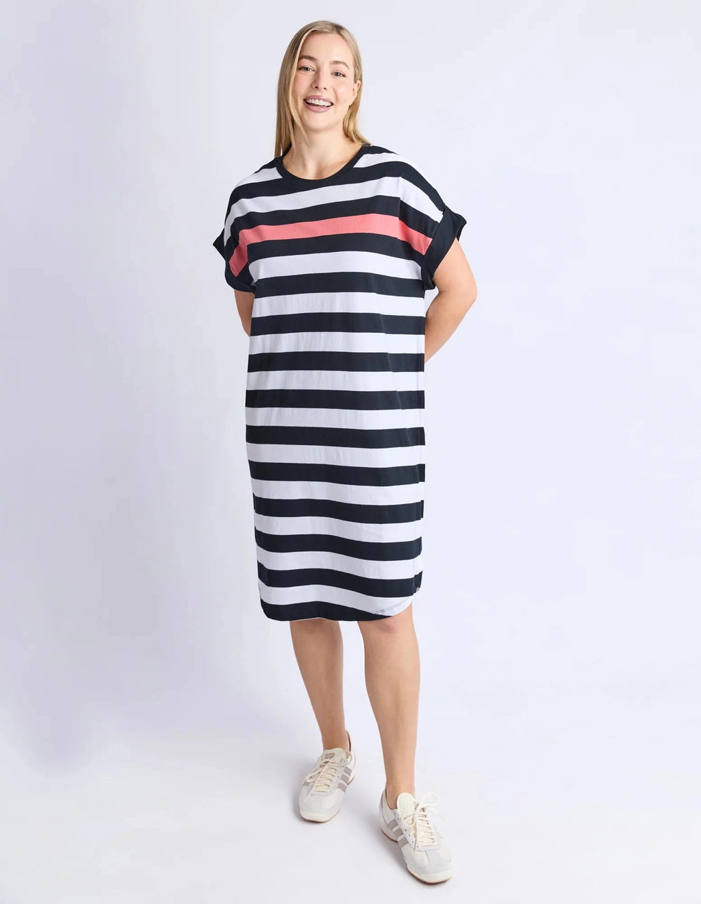 Mckinley Dress Black And White Stripe Dress Elm 