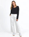 Izzy Wide Leg Jean Pants Elm 