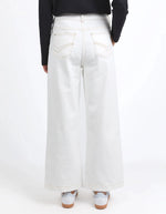 Izzy Wide Leg Jean Pants Elm 