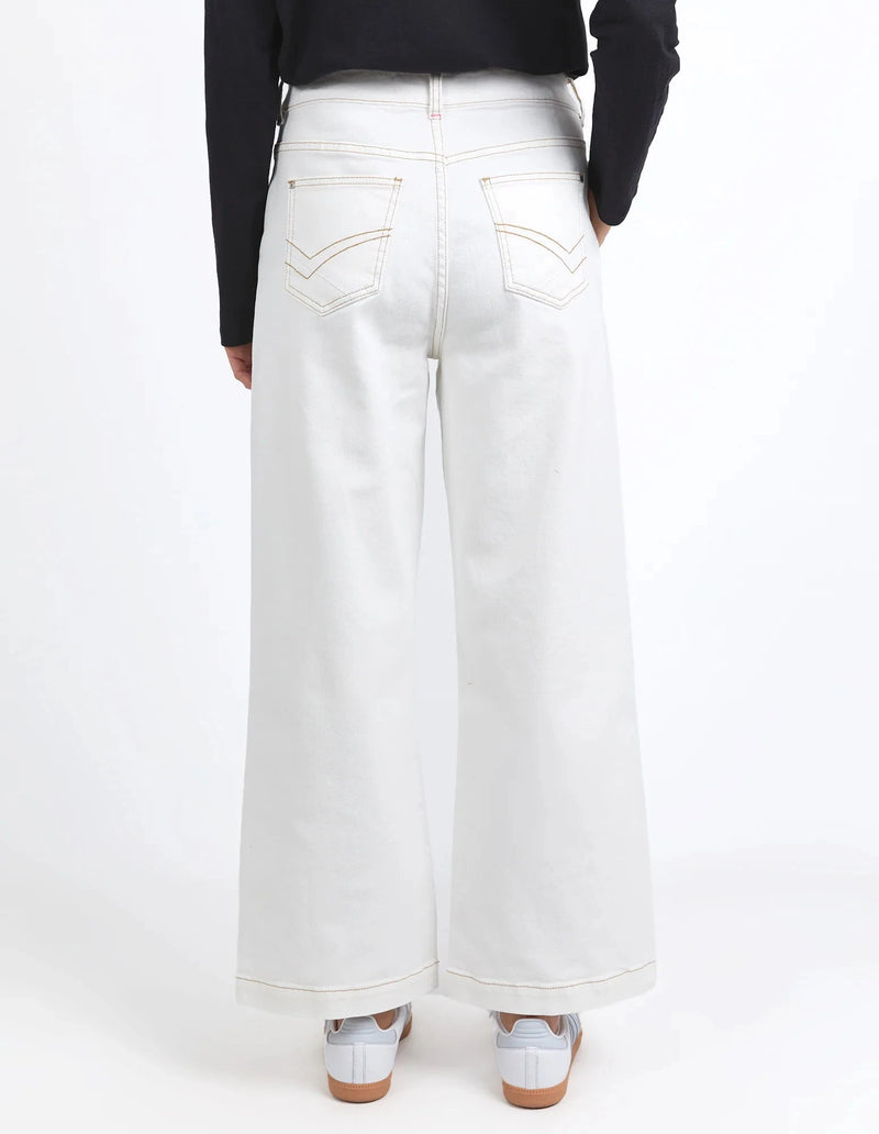Izzy Wide Leg Jean Pants Elm 