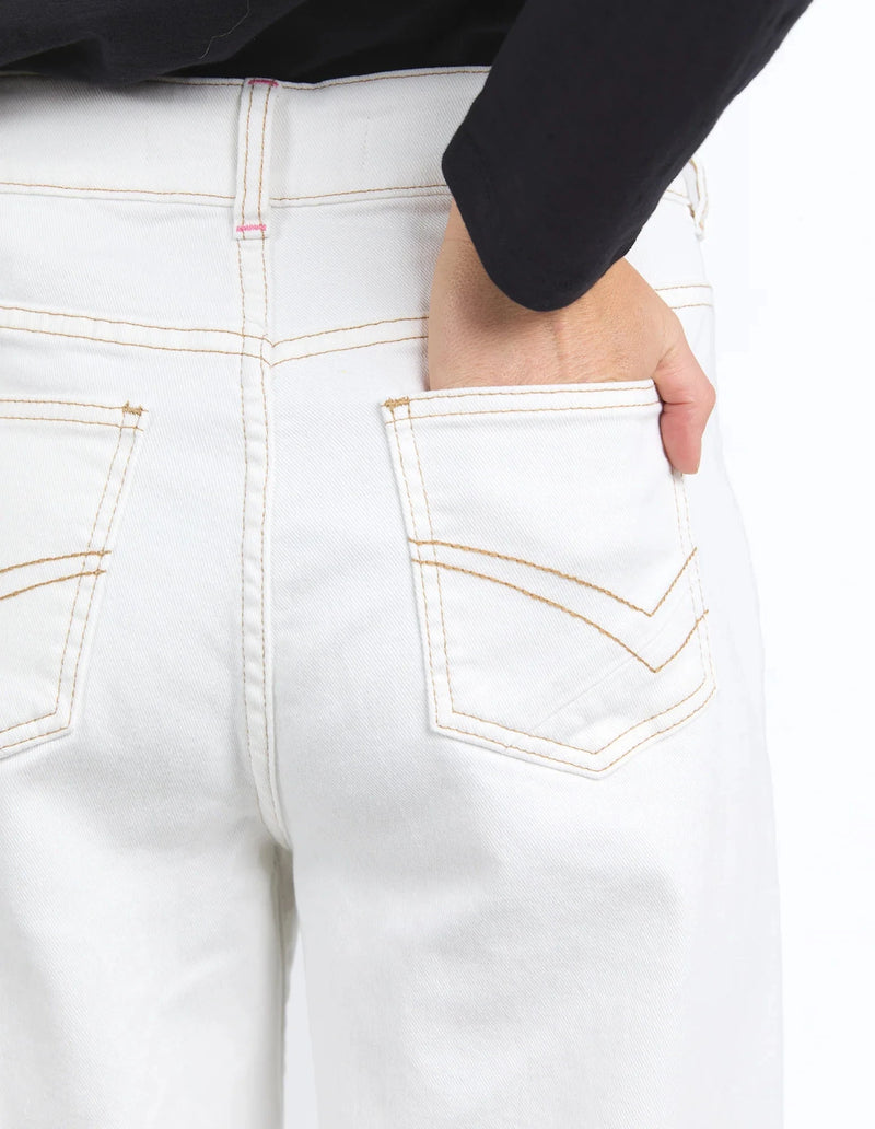 Izzy Wide Leg Jean Pants Elm 