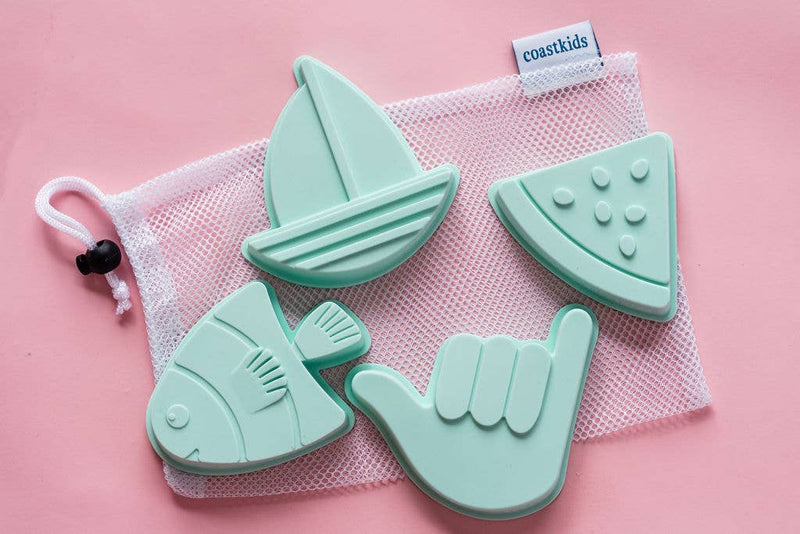 Shelly Beach Sand Moulds: Rose Pink Coast Kids 