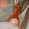 Hibiscus Bag Charm Keychain cai & jo 