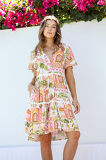 Morocco Tiered Midi Dress Dress Miracle 