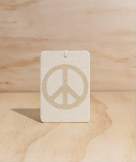Air Freshener - Peace Sign / Oatmeal - Mali Diffuser The Commonfolk 