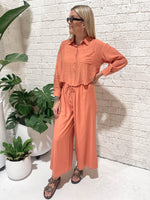 Alexa Top - Terracotta Top Silver Wishes 