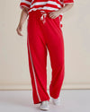 Evelyn Wide Leg Jogger - Red Pants Betty Basics 