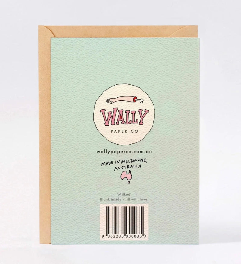 Milked Card Cards Wally Paper Co 