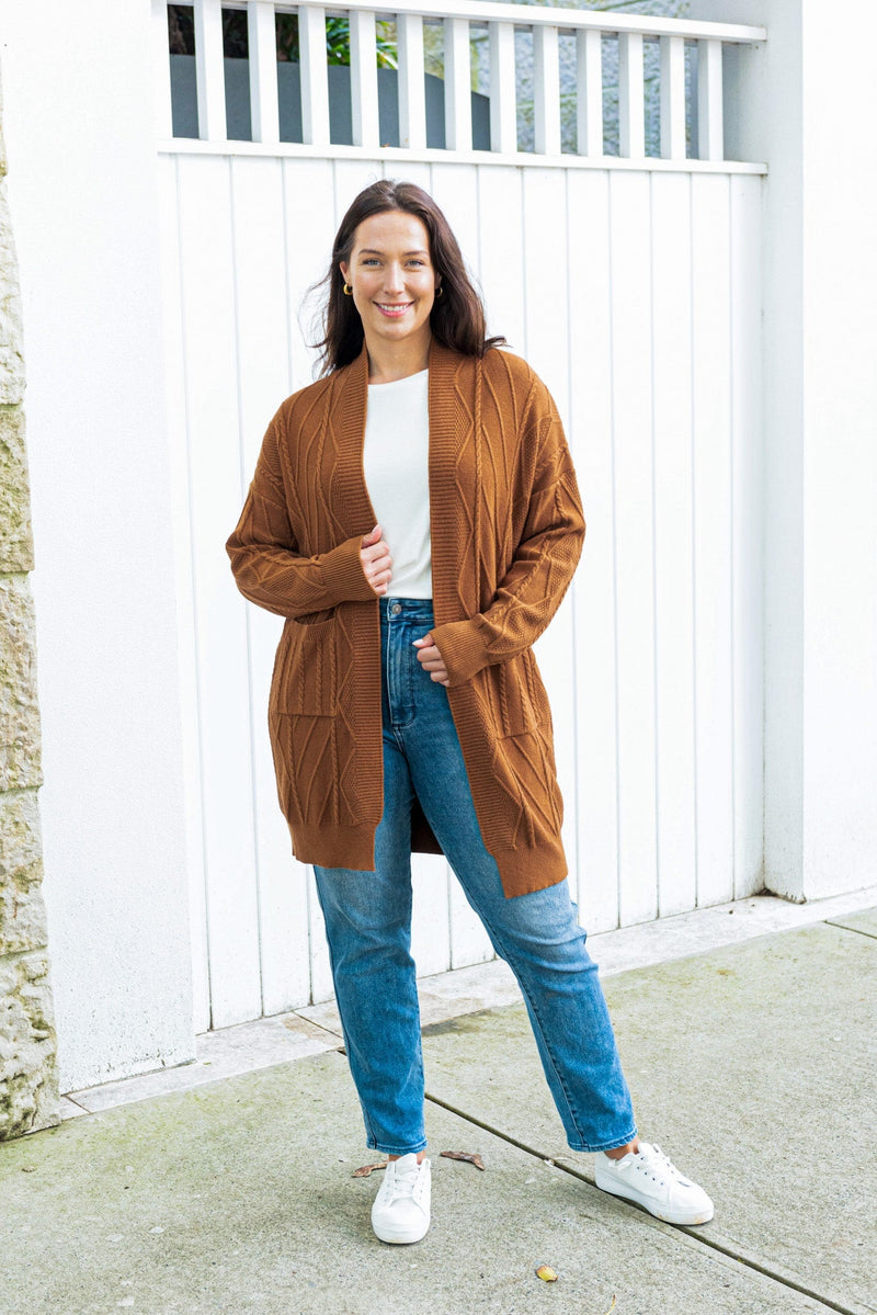 Hodge Cardigan - Camel Cardigan Boho Australia 