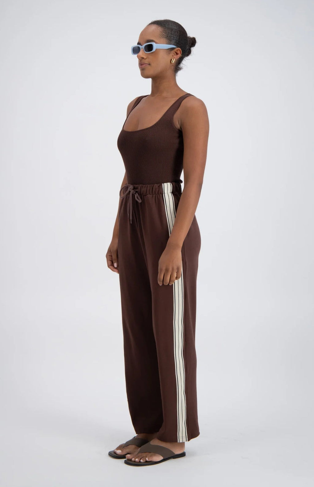 Panarea Trackpants Brown Jasmin Alexa 