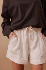 Relaxed Everyday Short - Ecru Twill Shorts Ceres Life 
