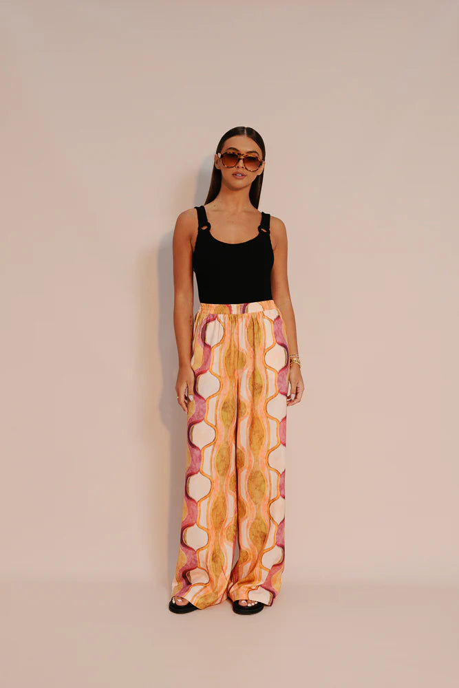 Davinci Pant - Paris Print Pants Zella The Label 