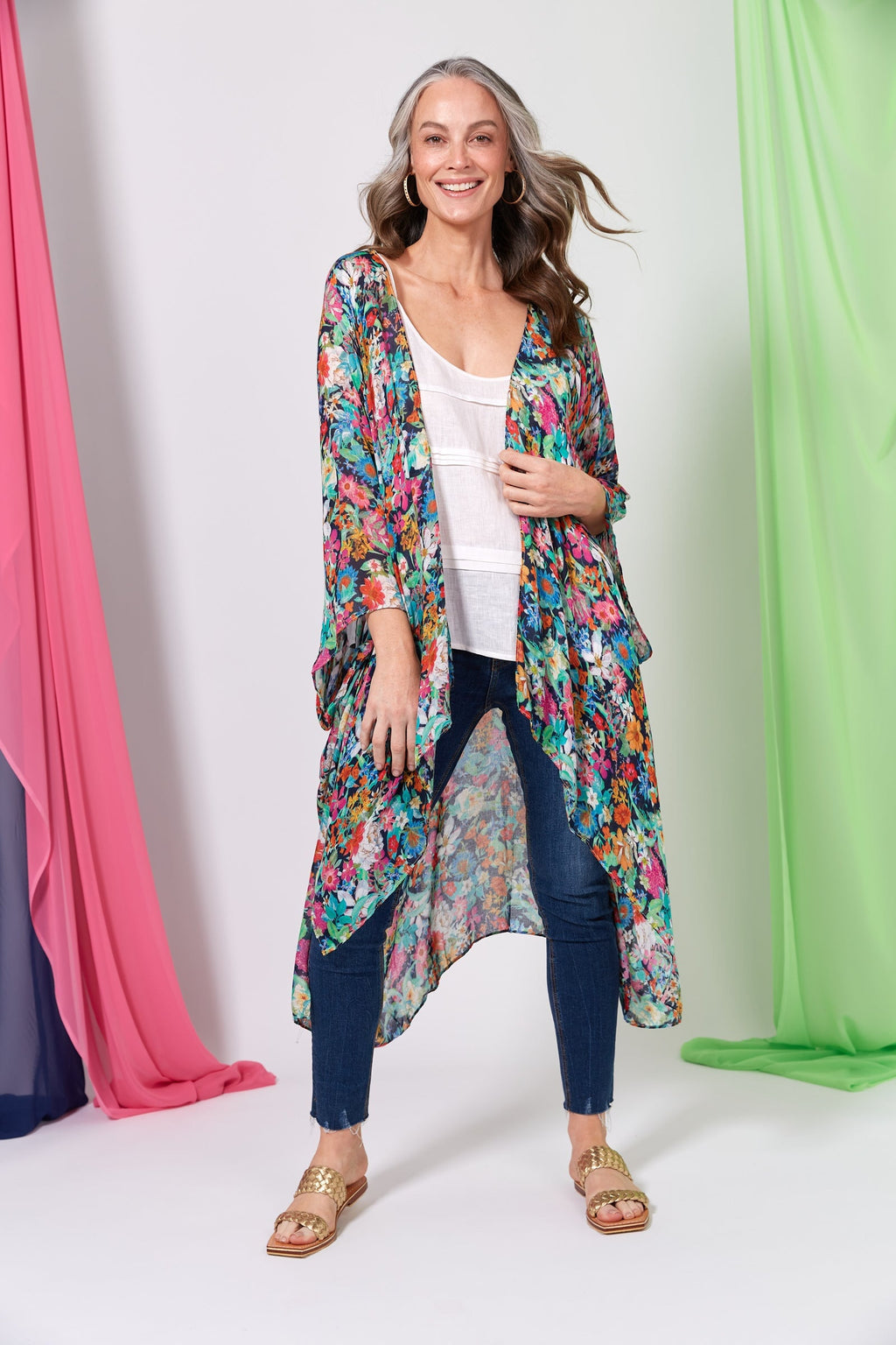 Esprit Cape - Navy Flourish Top Eb & Ive 