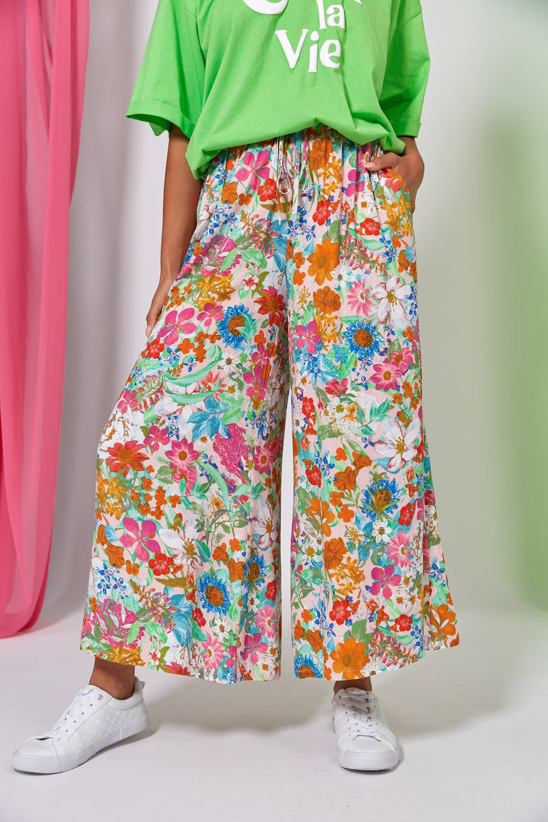 Esprit Pant - Pink Flourish Top Eb & Ive 