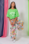 Esprit Pant - Pink Flourish Top Eb & Ive 