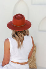 Callow Fedora Hat Hats Free Spirit Australia Terracotta 