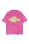 Fairy Bread Acid Wash Oversize Tee - White Tee Maku 