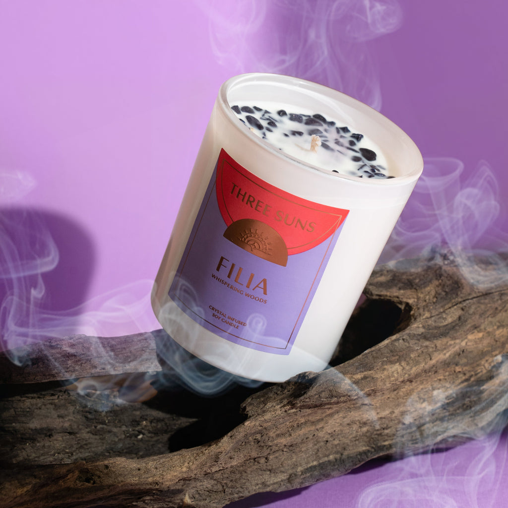 Filia | Candle of Friendship | Whispering Woods Candles Three Suns 