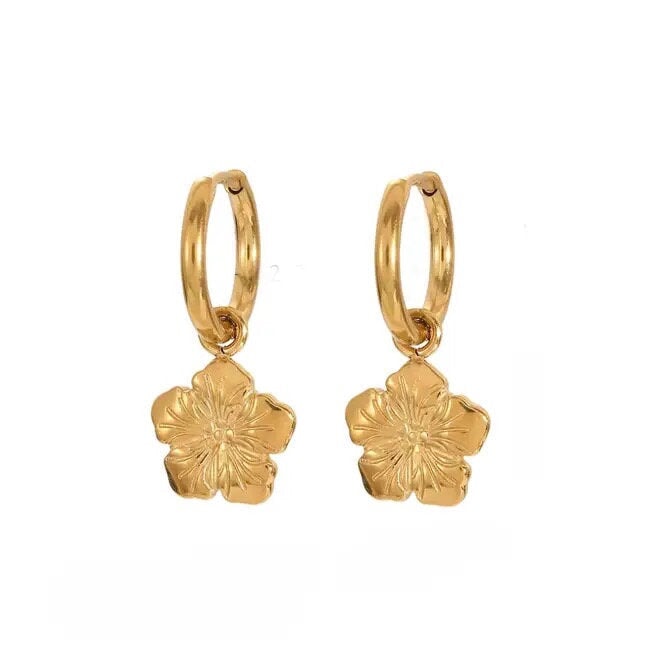 Hibiscus Earrings Sea Soul Home 