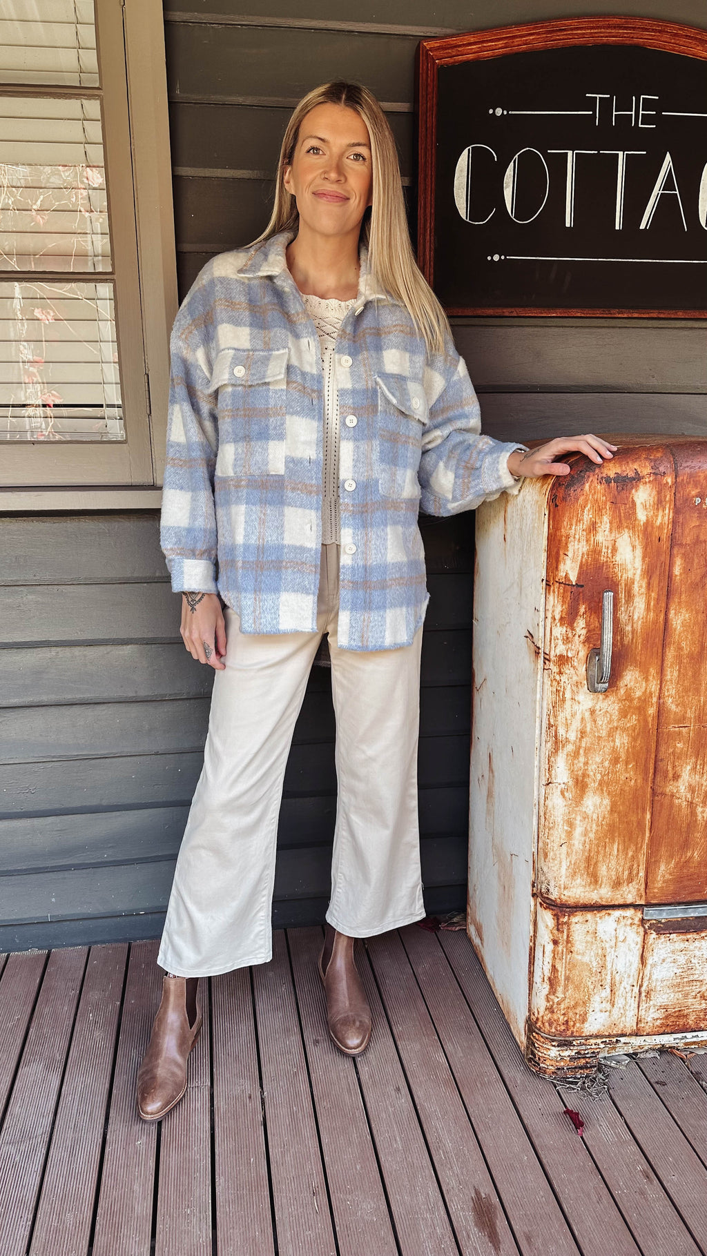 Hollie Shacket - Blue Jacket YH&CO 