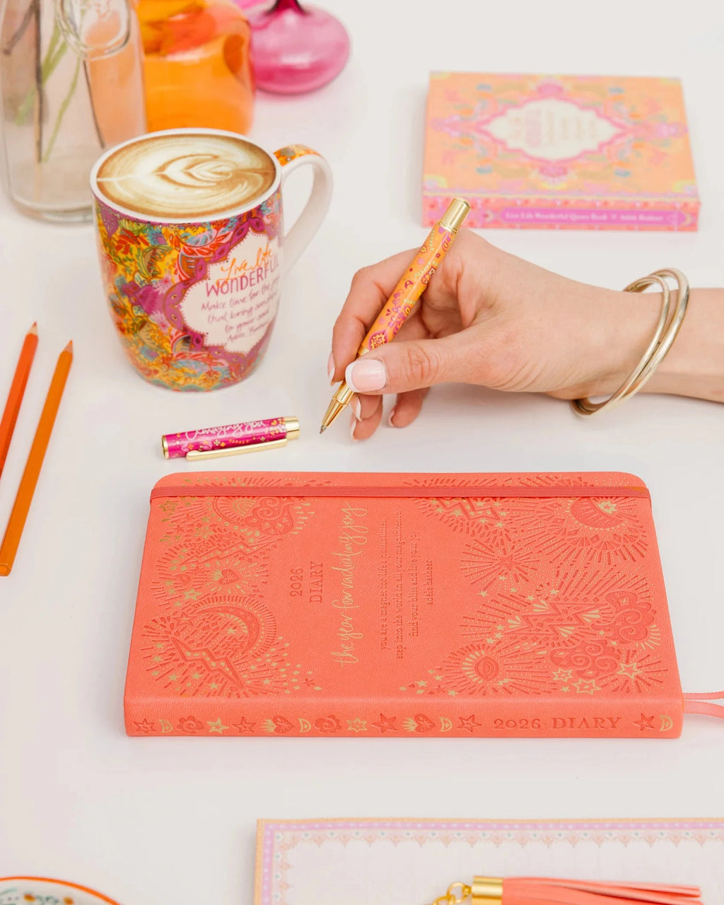 2026 Diary: The year for radiating joy - Peach Diary Intrinsic 