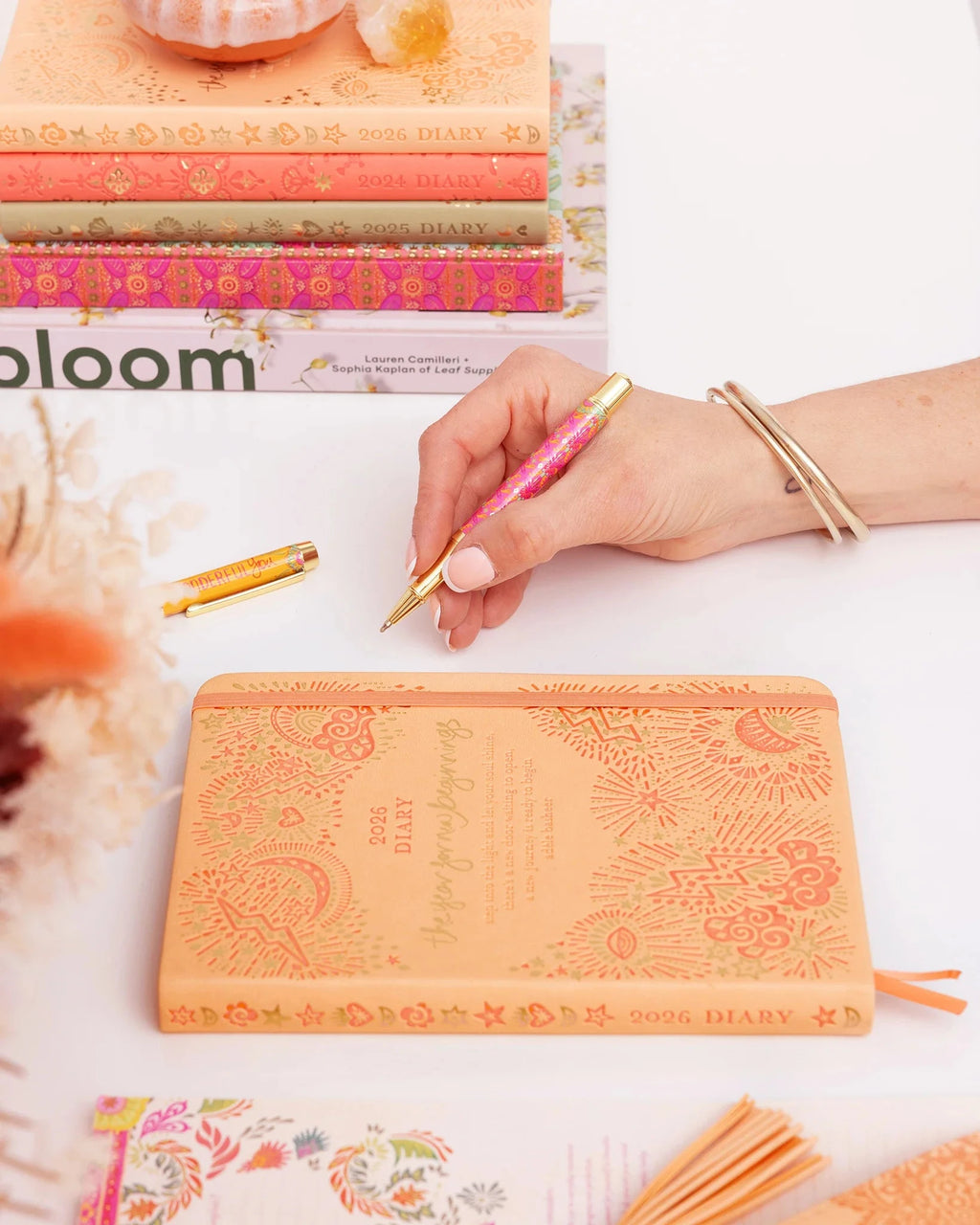 2026 Diary: The year for new beginnings - Citrine Dream Diary Intrinsic 