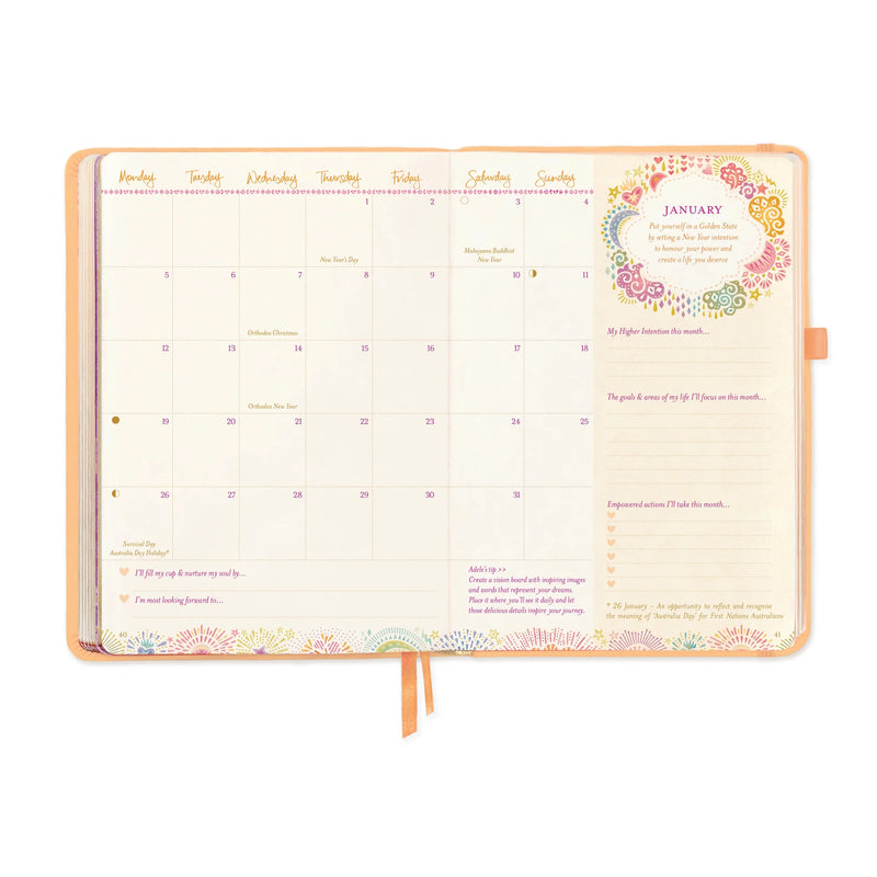 2026 Diary: The year for new beginnings - Citrine Dream Diary Intrinsic 