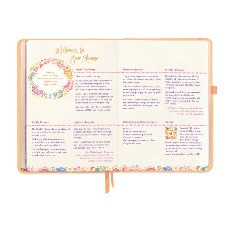 2026 Diary: The year for new beginnings - Citrine Dream Diary Intrinsic 