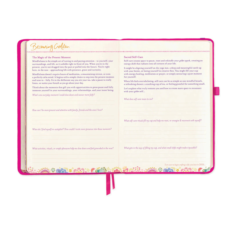 2026 Diary: The year to rise strong - Positively Pink Diary Intrinsic 