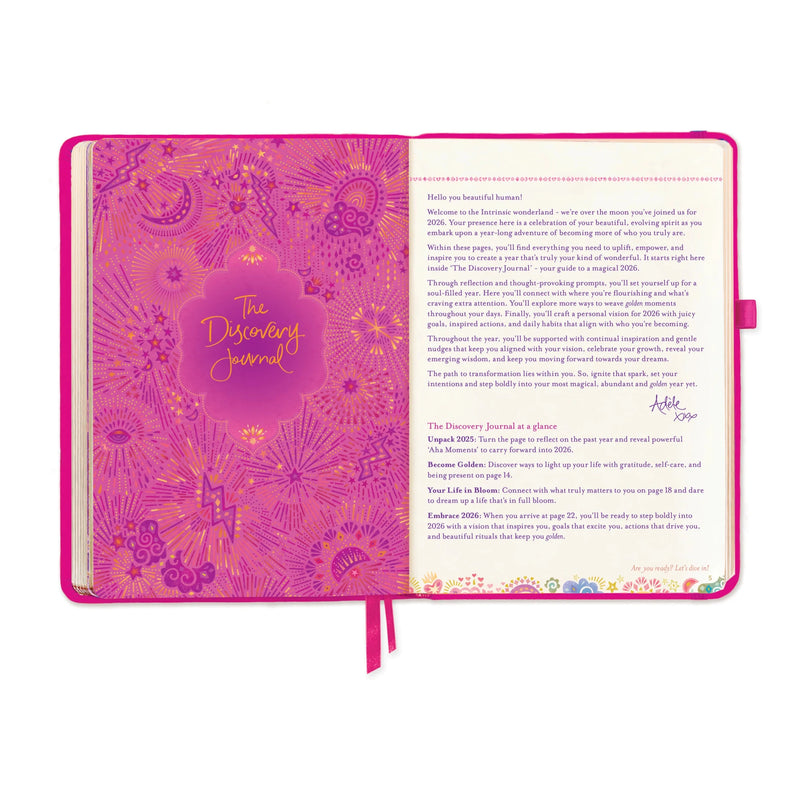 2026 Diary: The year to rise strong - Positively Pink Diary Intrinsic 