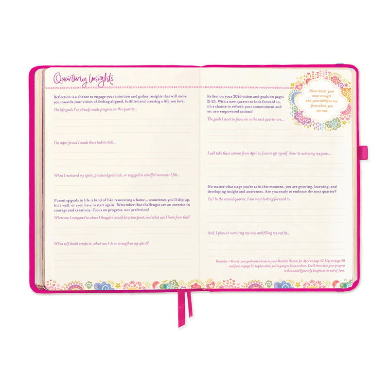 2026 Diary: The year to rise strong - Positively Pink Diary Intrinsic 