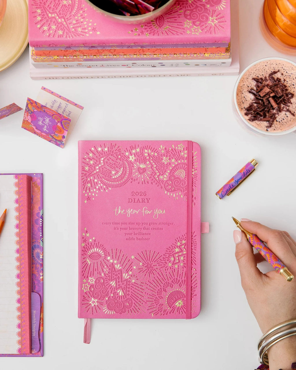 2026 Diary: The year for you - Rose Quartz Diary Intrinsic 