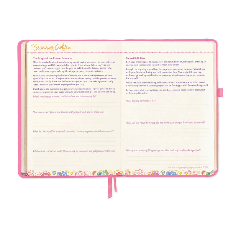 2026 Diary: The year for you - Rose Quartz Diary Intrinsic 