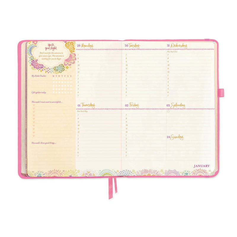 2026 Diary: The year for you - Rose Quartz Diary Intrinsic 