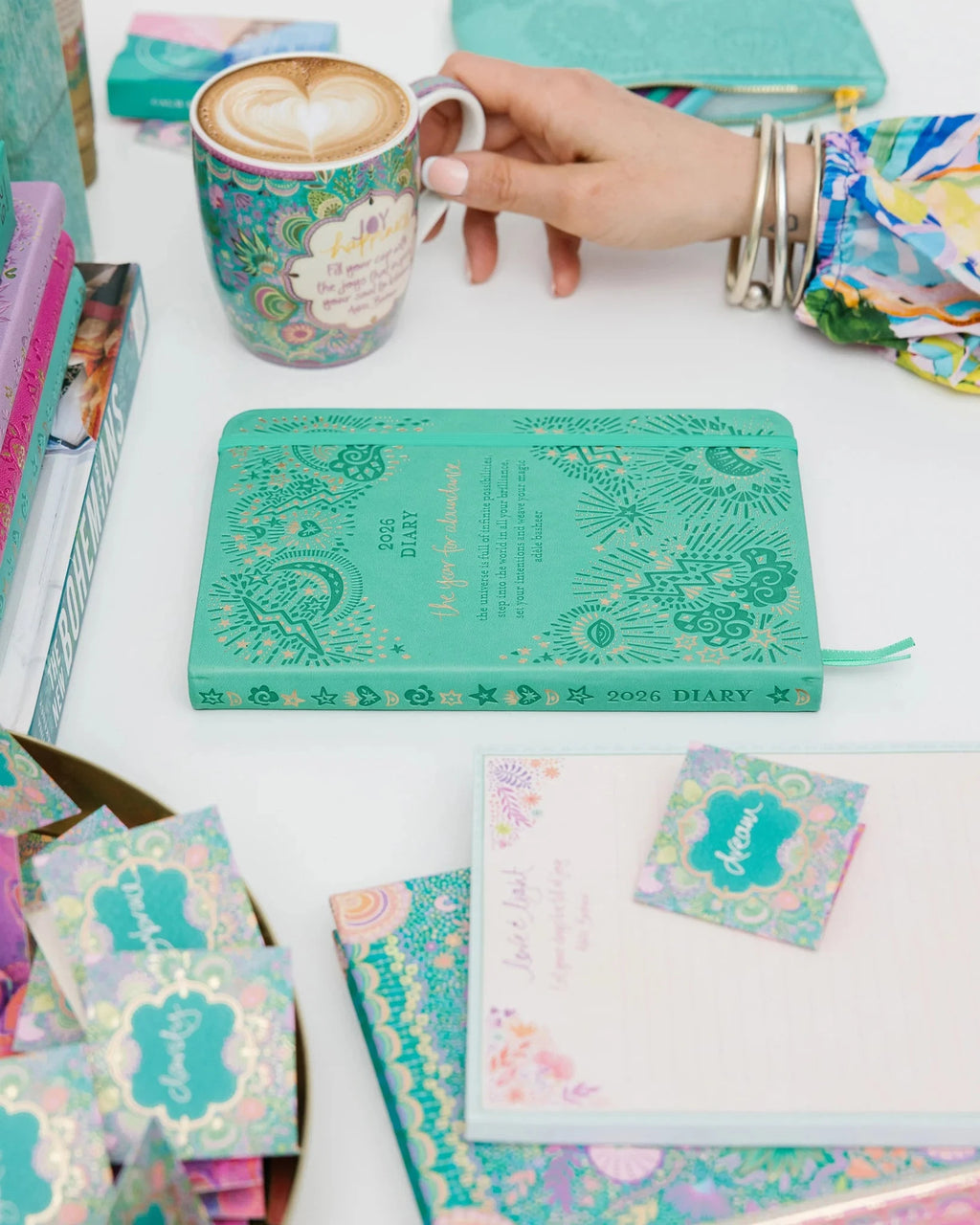 2026: Diary The year for abundance - Tahitian Turquoise Diary Intrinsic 