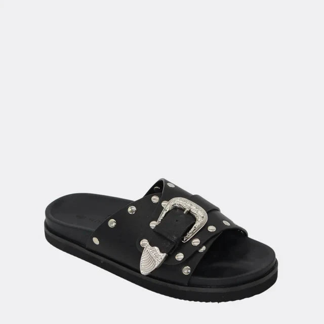 Aria Slide - Black Shoes Human 