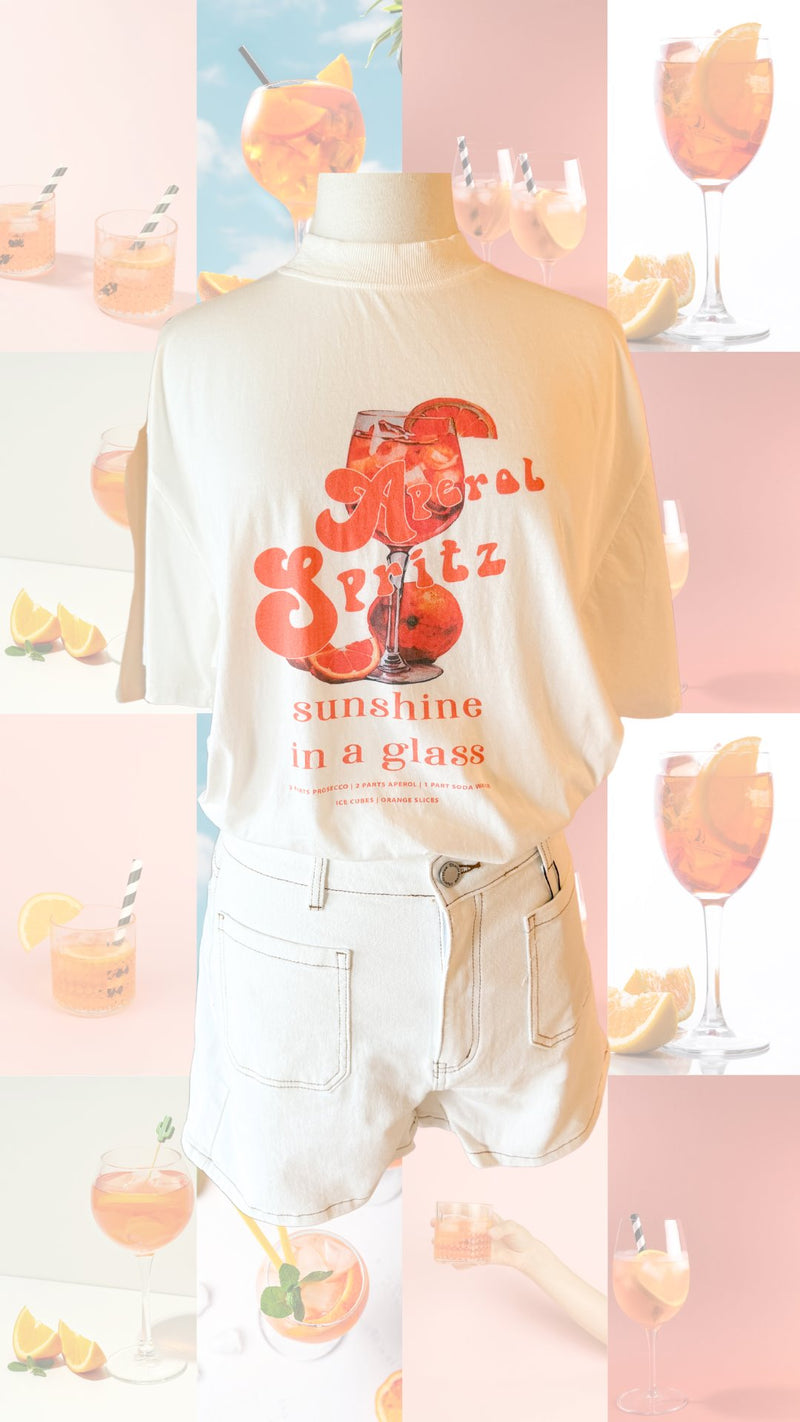 Aperol Tee Tshirt Peach & Parla 