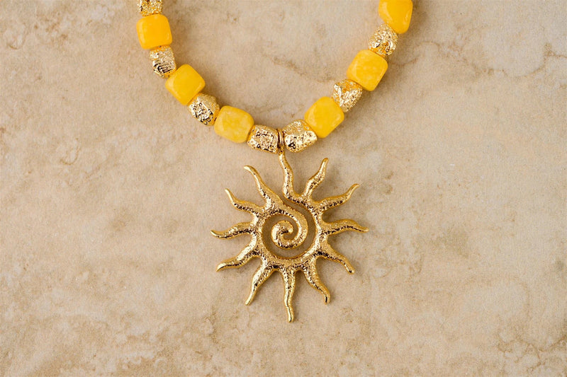 Liora Necklace Necklace Indigo & Wolfe 