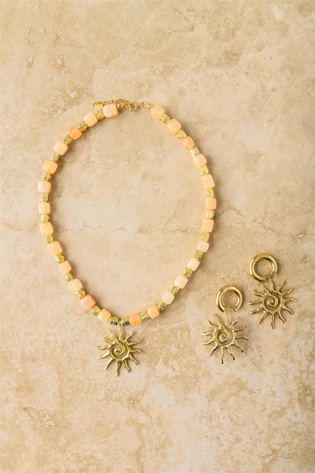 Aluna Necklace Bracelet Indigo & Wolfe 