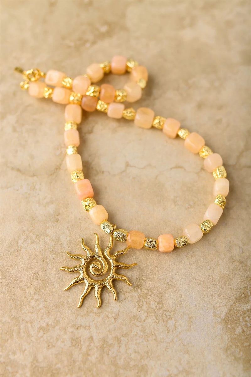 Aluna Necklace Bracelet Indigo & Wolfe 