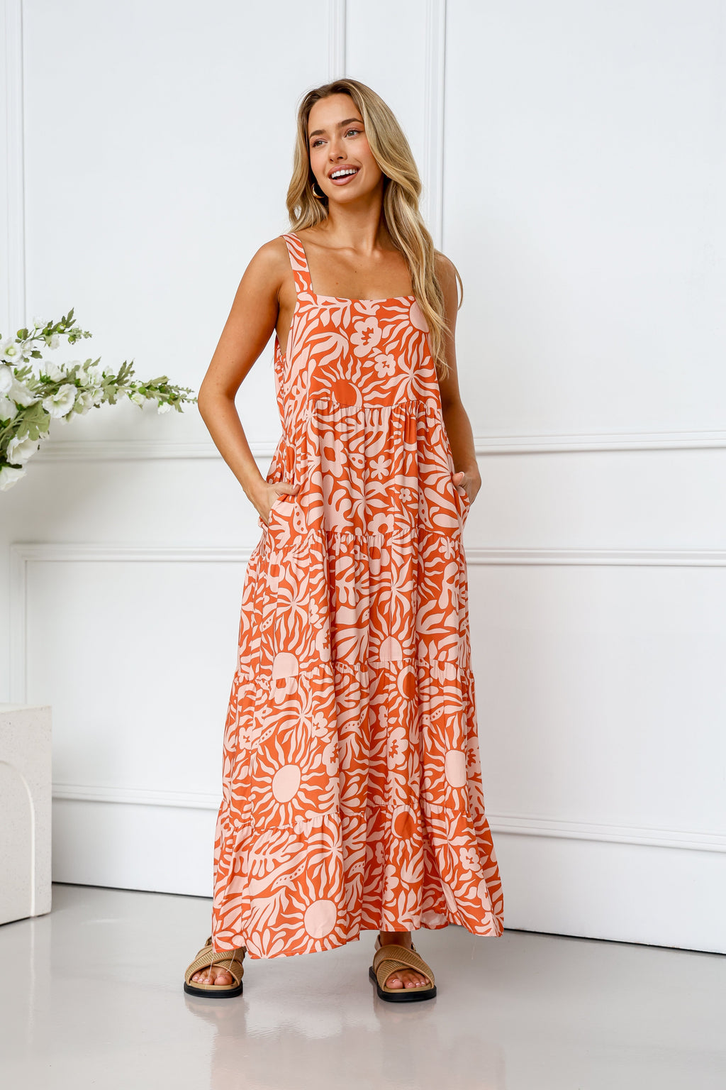 Soleil Tangello Maxi Dress Dress Miracle 