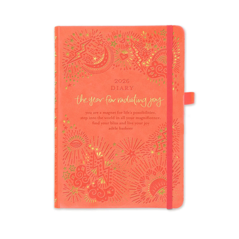 2026 Diary: The year for radiating joy - Peach Diary Intrinsic 