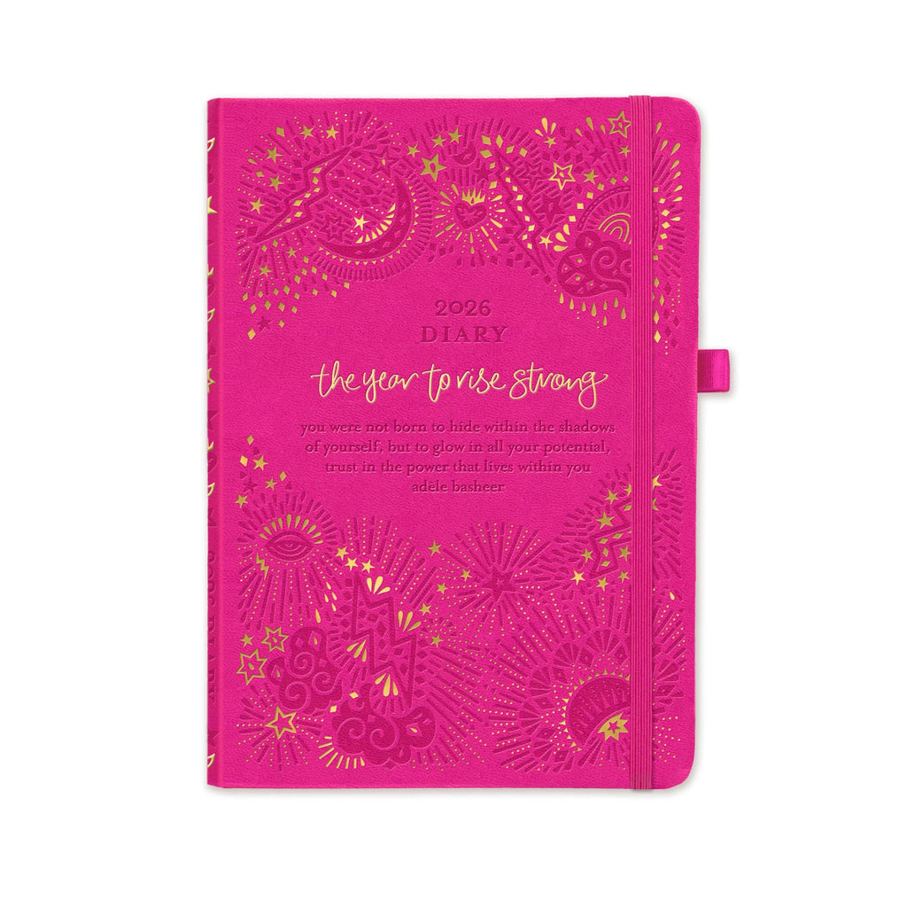2026 Diary: The year to rise strong - Positively Pink Diary Intrinsic 